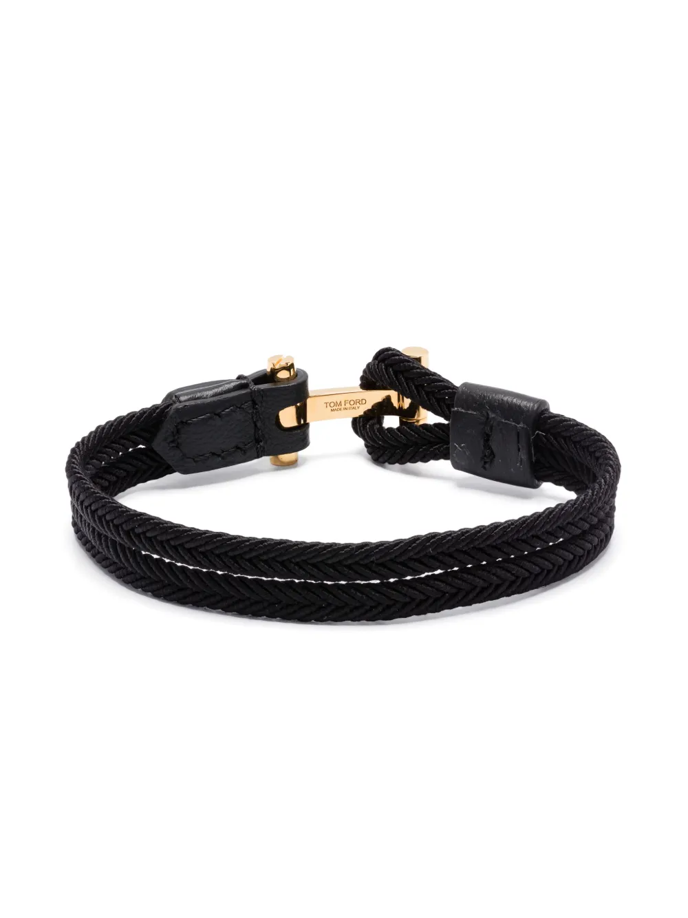 TOM FORD braided bracelet - Nero