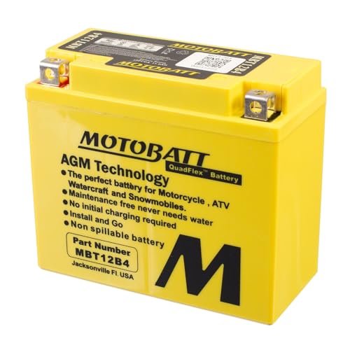 Mbt12B4 Motobatt Quadflex Agm Bike Batteria 12V 11Ah