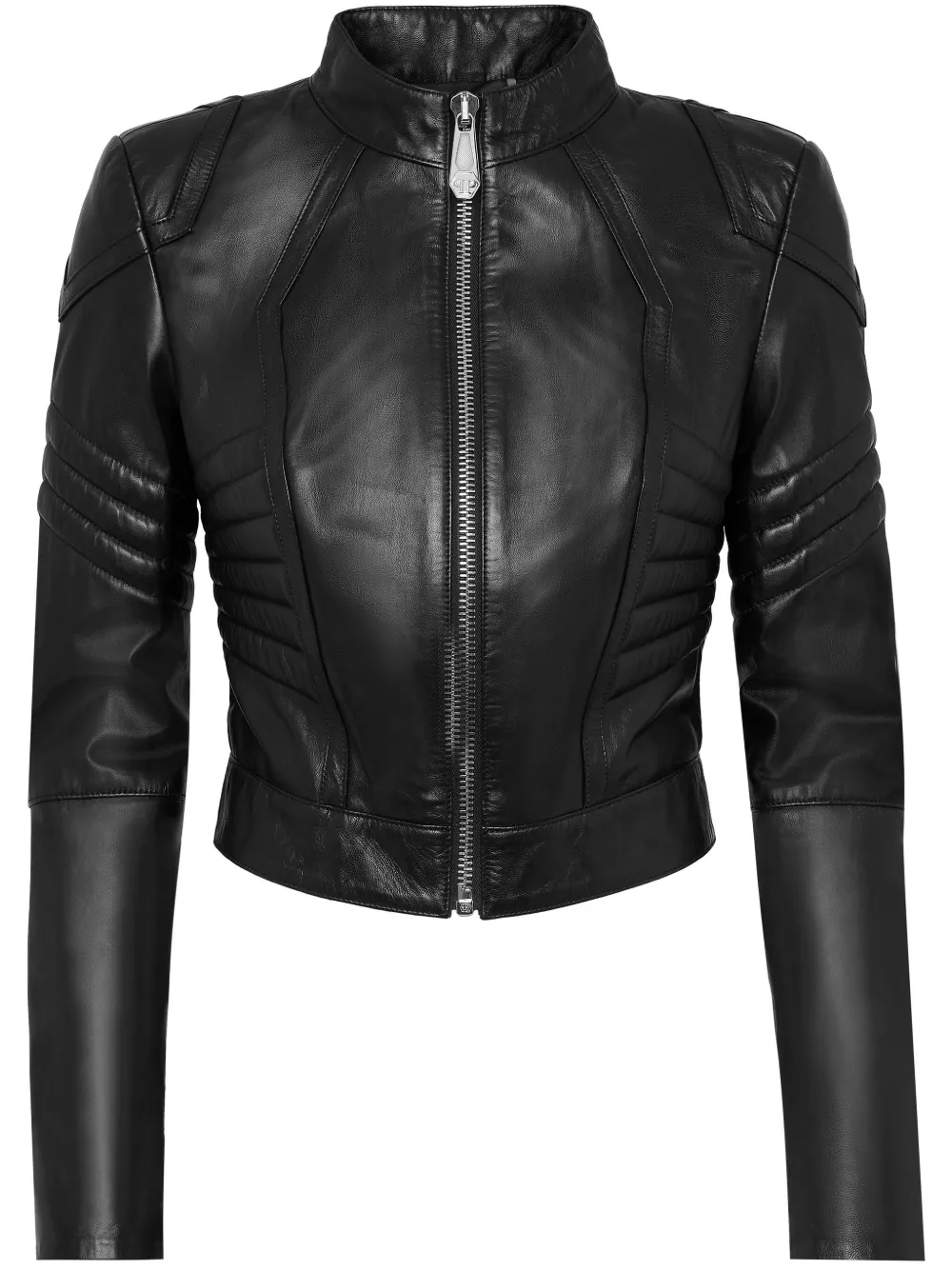 Philipp Plein leather jacket - Nero