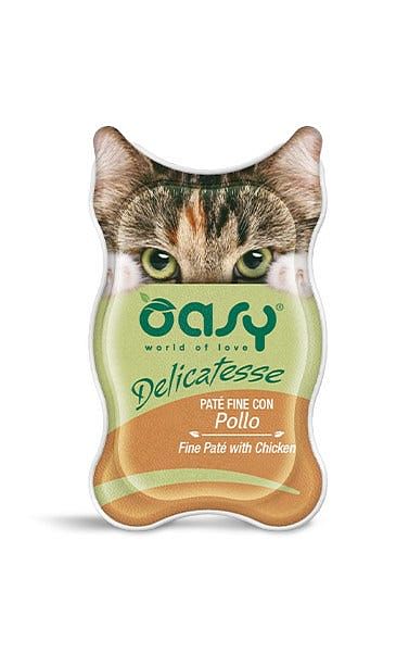 Oasy Wet Cat Delicatesse Pate' Con Pollo 85 G