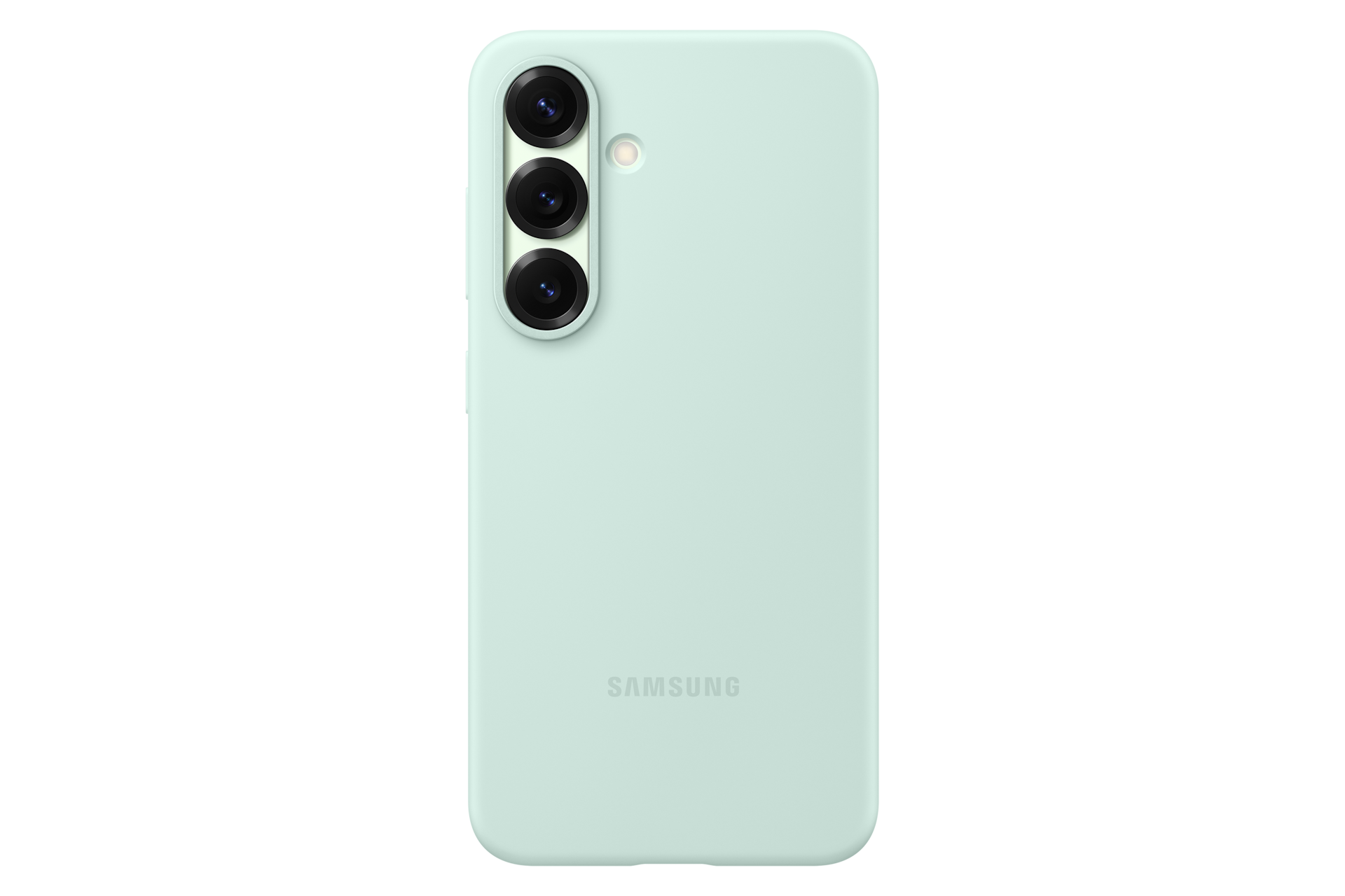 Samsung Custodia in silicone per Galaxy S25, Mint