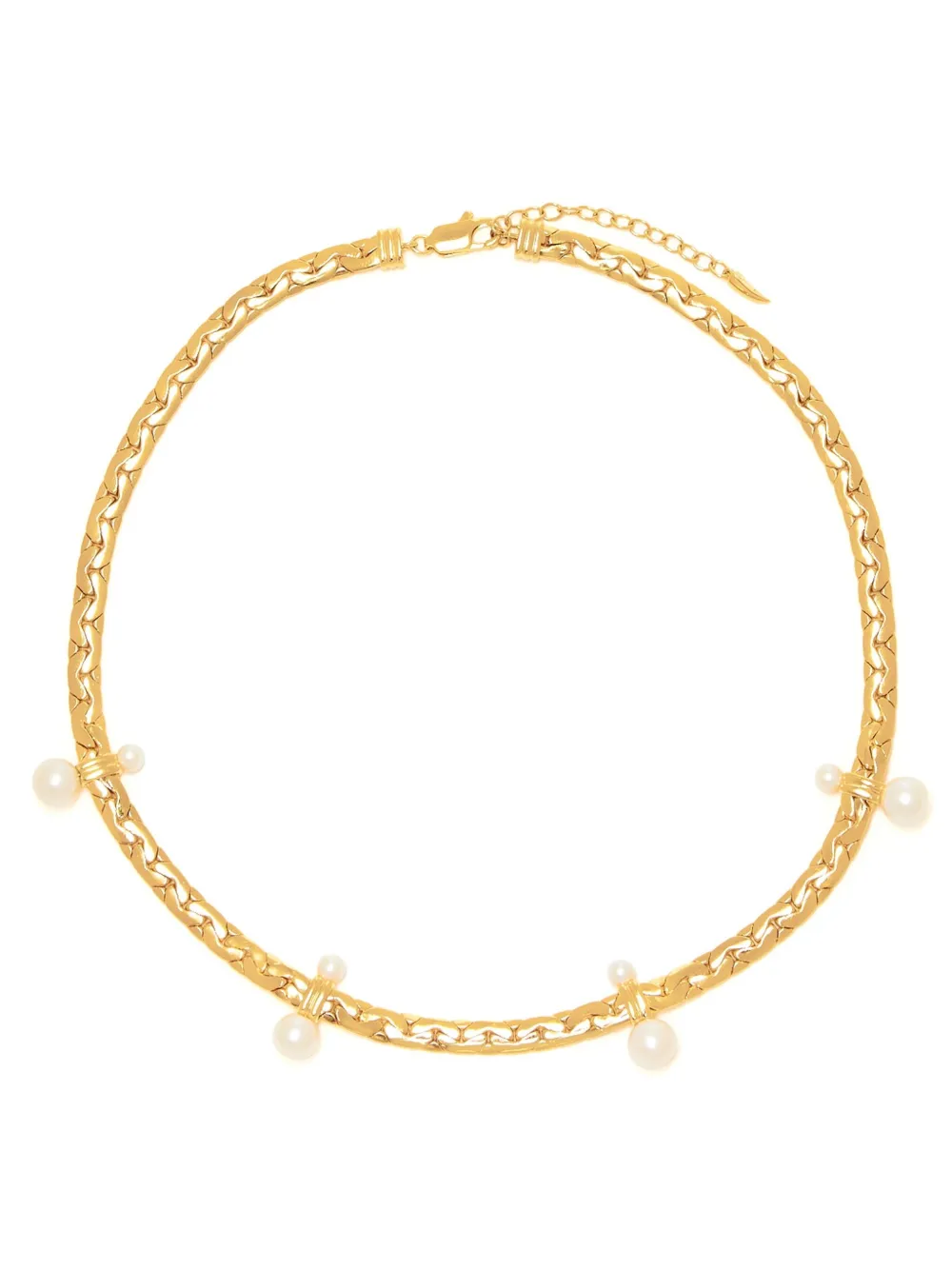 Missoma Floating Pearl choker - Oro
