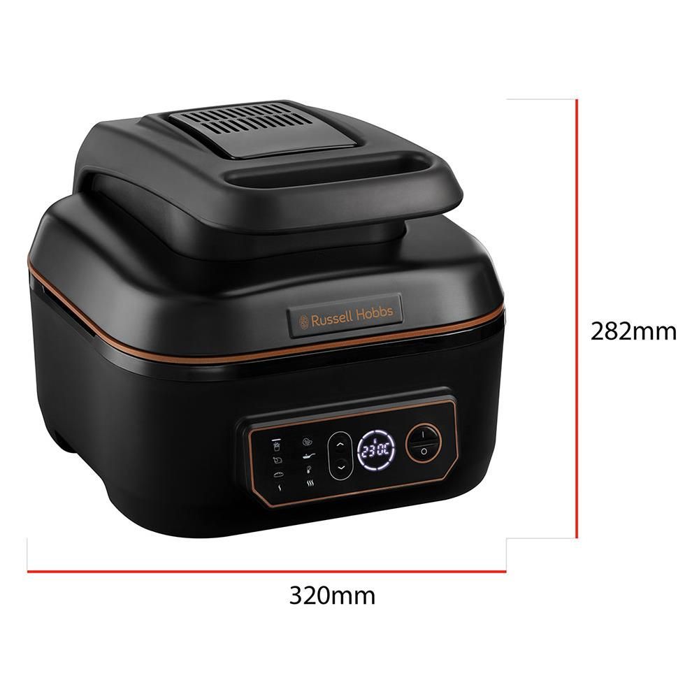 Russell hobbs friggitrice ad aria 26520-56 capacit 5.5 litri 1745 watt colore nero - 5038061142945