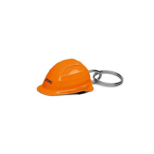 Stihl Schlüsselanhänger Helm Portachiavi, Colore: Arancione, 4X5X2, 4 Uomo