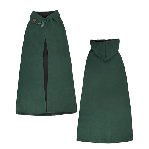 Cinereplicas Il Signore Degli Anelli, Mantello Dello Hobbit E Spilla A Forma Di Foglia Di Lorien Inclusi, Taglia S/M, Licenza Ufficiale