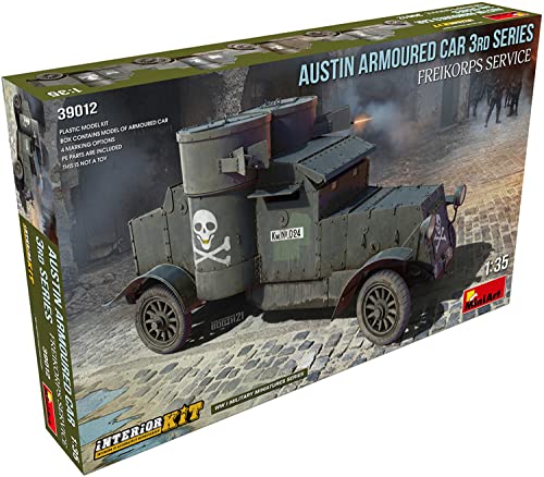 Miniart Min39012 Wwi 1:35-Austin 3A Serie, Freikorps Service Int Scale Model Kit