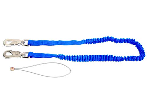 Laser 6876 Safety Tool Lanyard - 2 X Zinc Alloy Hooks & 4Mm Wire