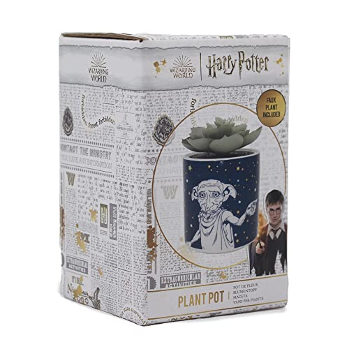Harry Potter Dobby Gifts - Vaso Per Piante Finte Da 11,7 Cm, Per Interni, Piccolo Vaso Decorativo