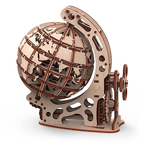 Mr Playwood- Globo Piccolo Modello 3D Mobile In Legno, 80243