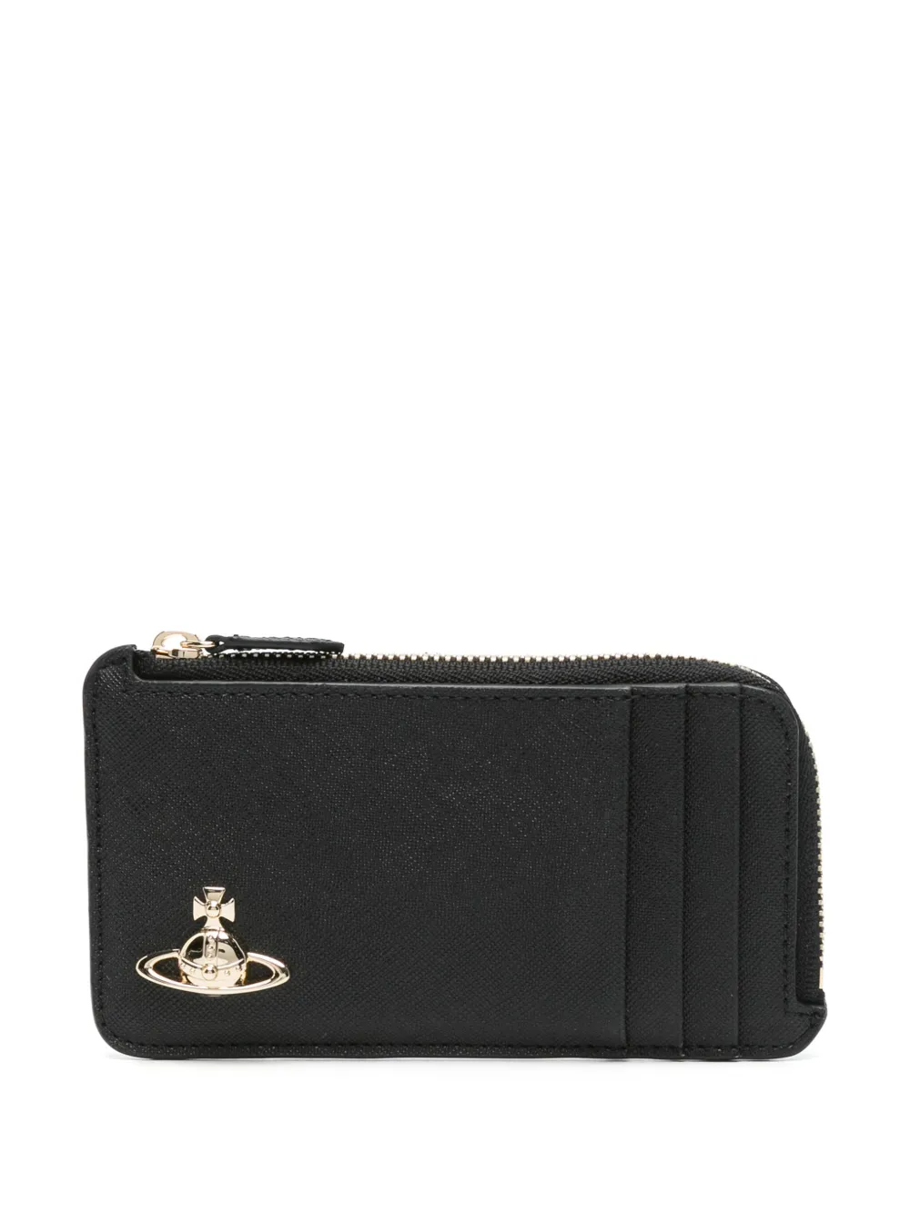 Vivienne Westwood zip card holder - Nero