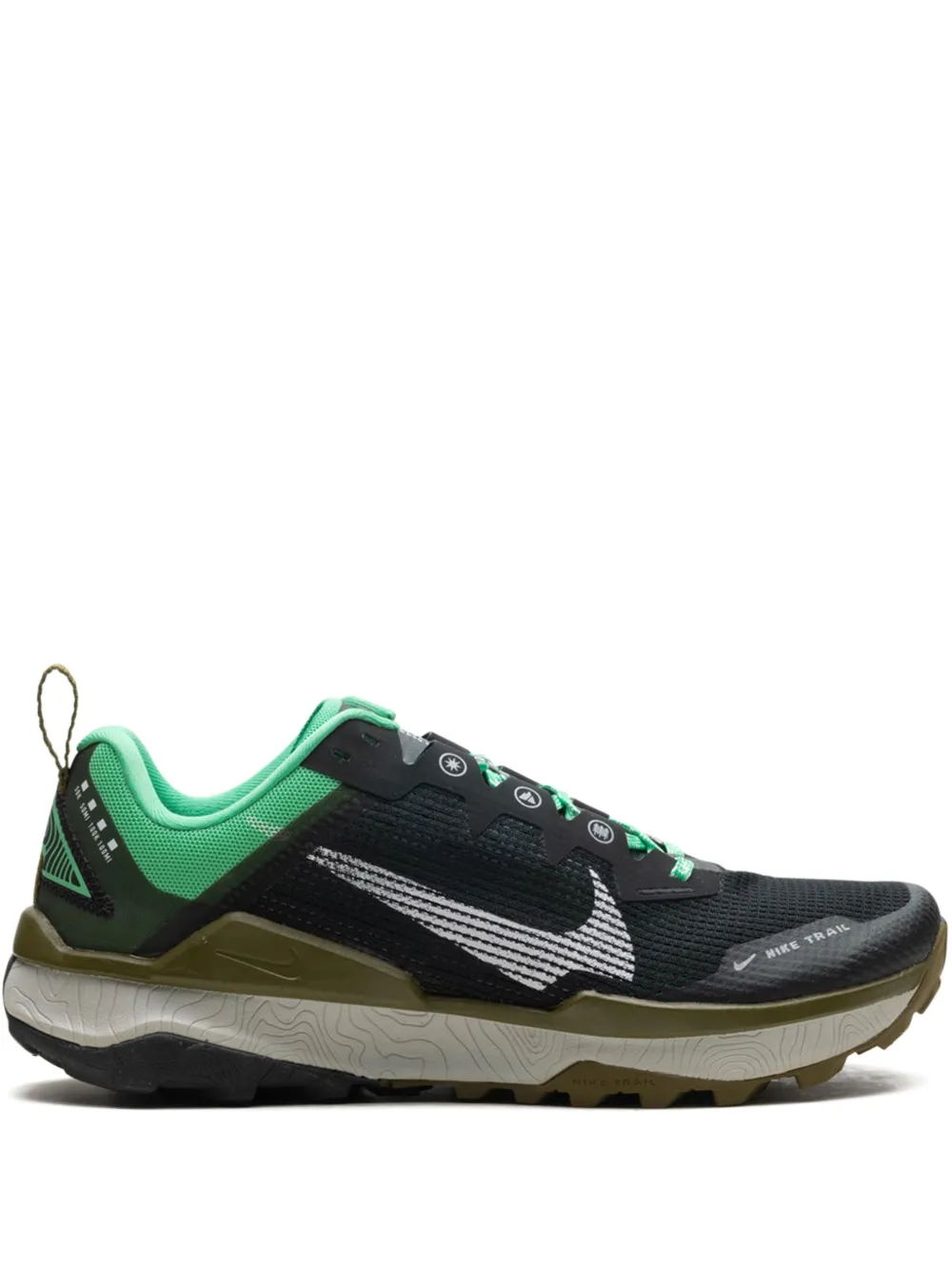 Nike React Wildhorse 8 "Black/White/Spring Green" sneakers - Nero