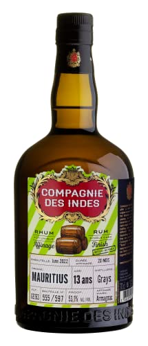 Compagnie Des Indes Mauritius Single Cask Rum 13 Ans Armagnac Finish 53,1% Vol. 0,7L In Giftbox