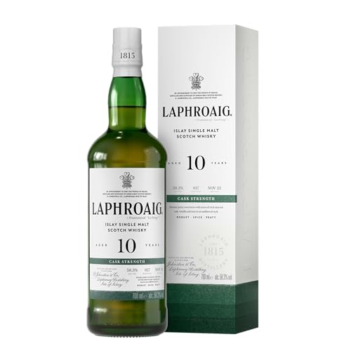 Laphroaig 10 Years Old Cask Strength Batch 17 58,3% Vol. 0,7L In Giftbox