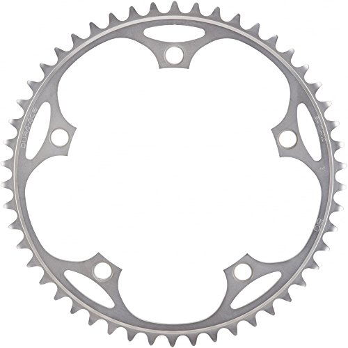 Shimano Fc-7710 - Corona Dura-Ace Track Con 55 Denti, 0,63 Cm, Colore: Argento