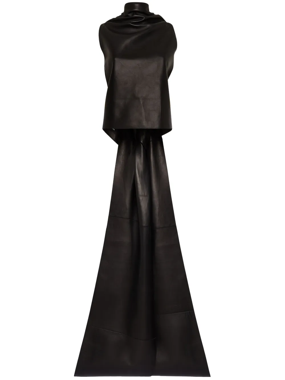 DSQUARED2 Obi leather blouse - Nero