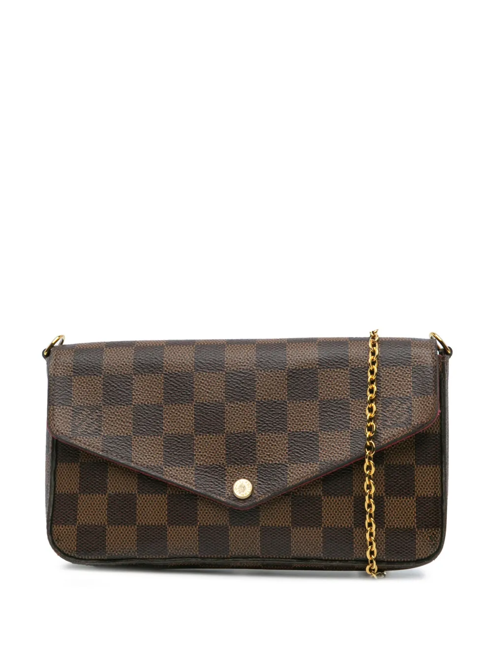 Louis Vuitton Pre-Owned 2016 Damier Ebene Pochette Felicie crossbody bag - Marrone