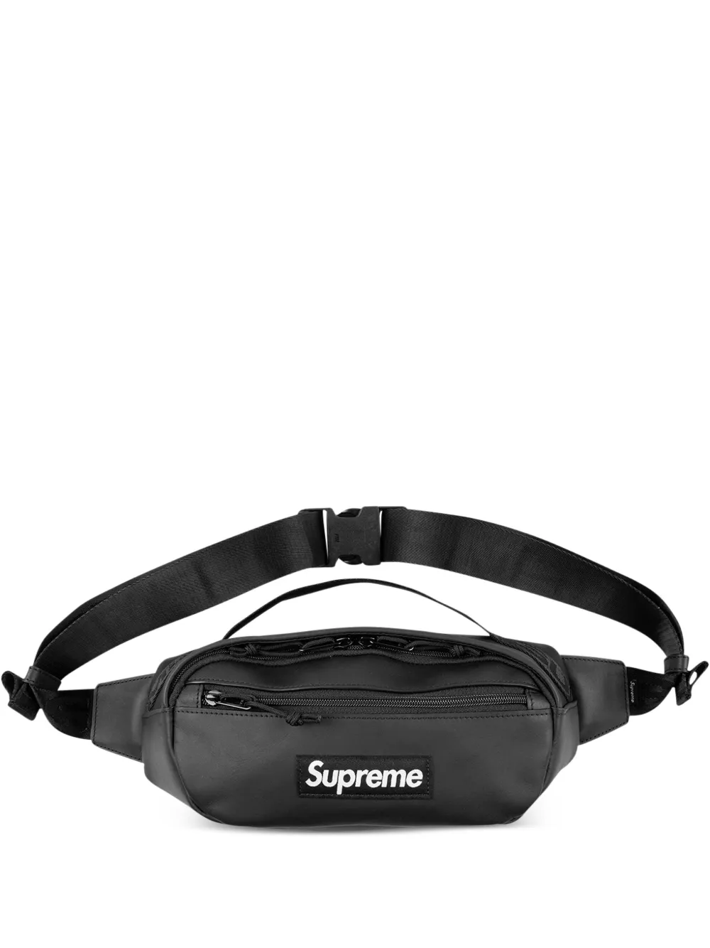 Supreme leather belt bag - Nero