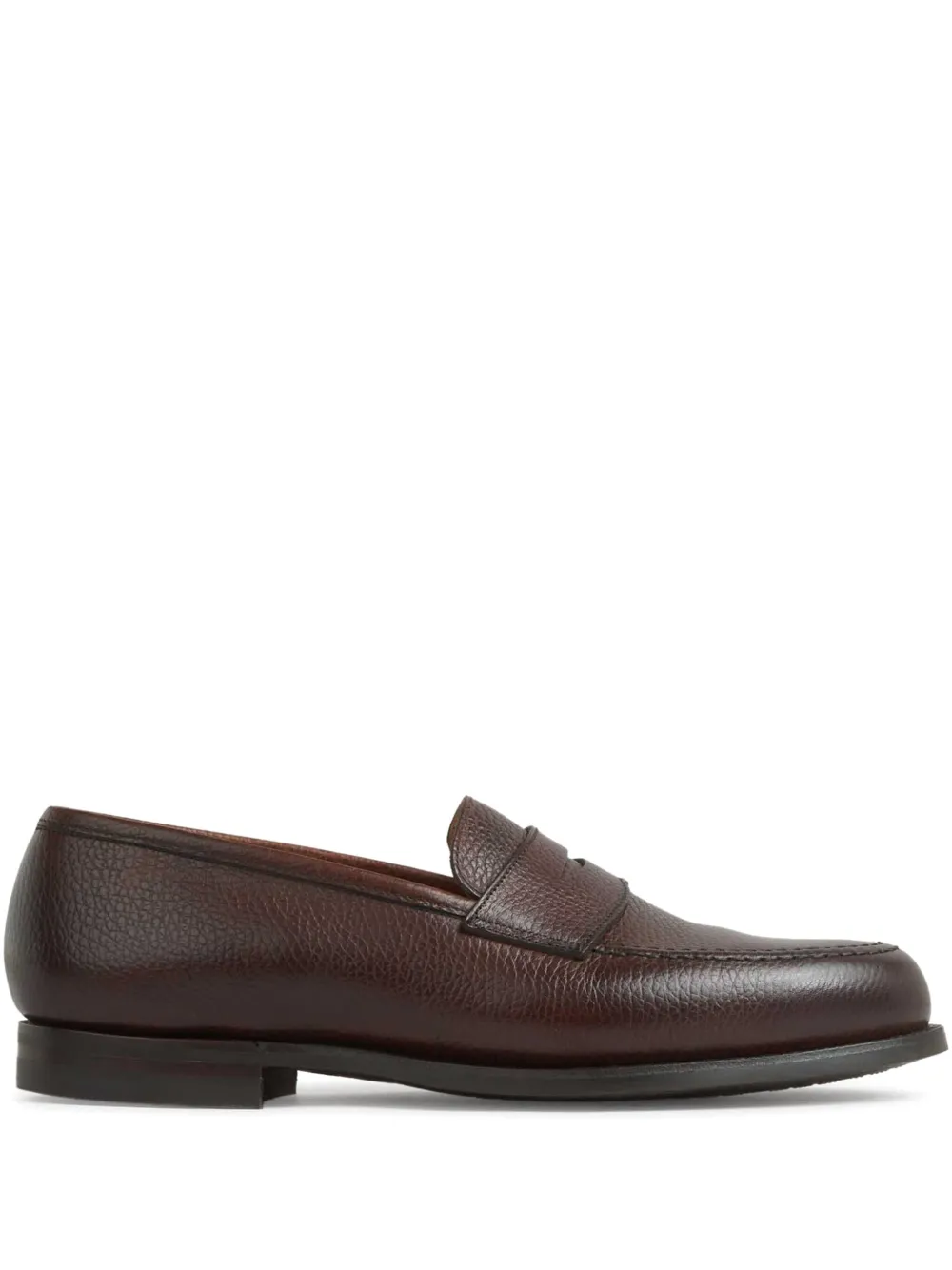 Crockett & Jones leather loafers - Marrone