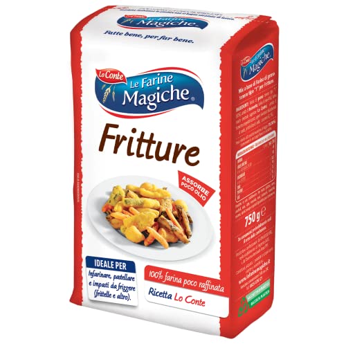 Le Farine Magiche Tutti Maghi In Cucina! Farina Per Fritture, Farina Poco Raffinata, Cottura In Olio Bollente, Ideale Per Fritti Leggeri, Confezione D