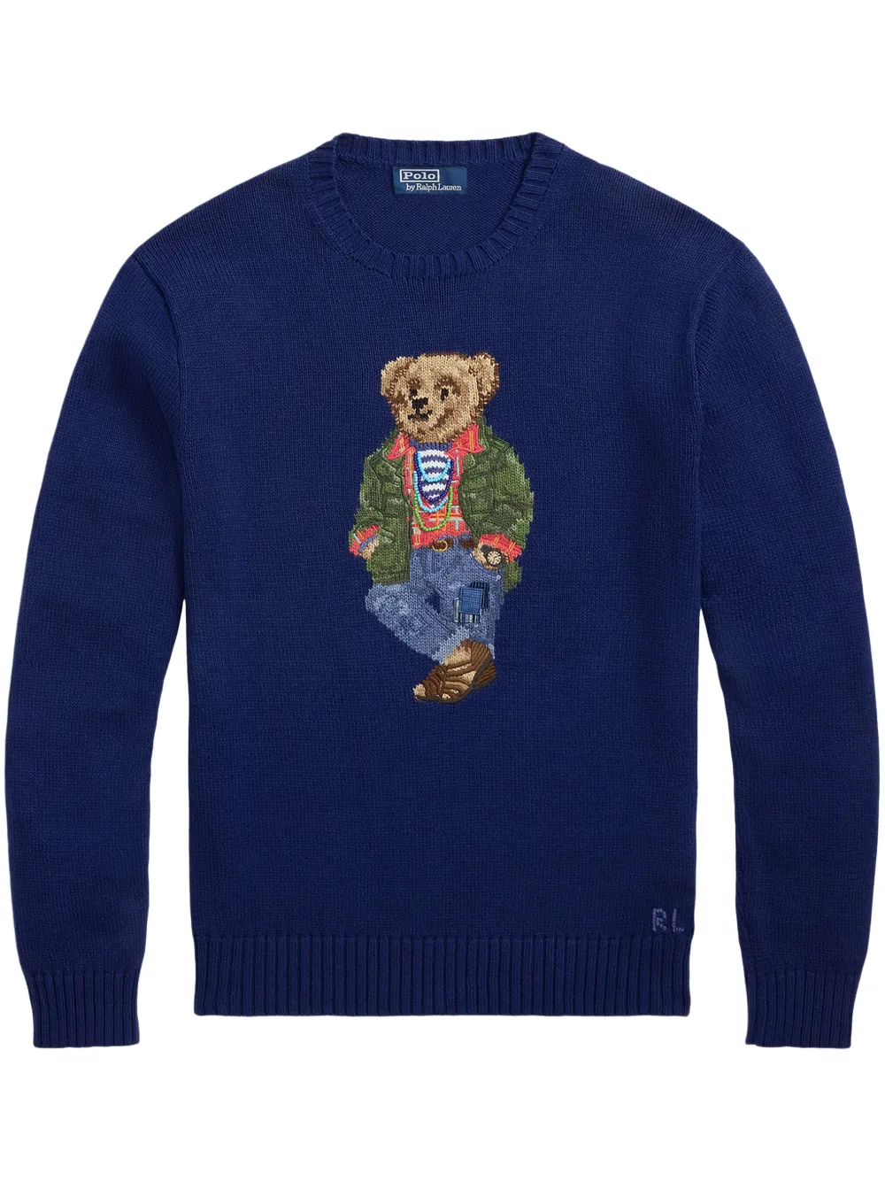 Polo Ralph Lauren Maglione Polo Bear - Blu