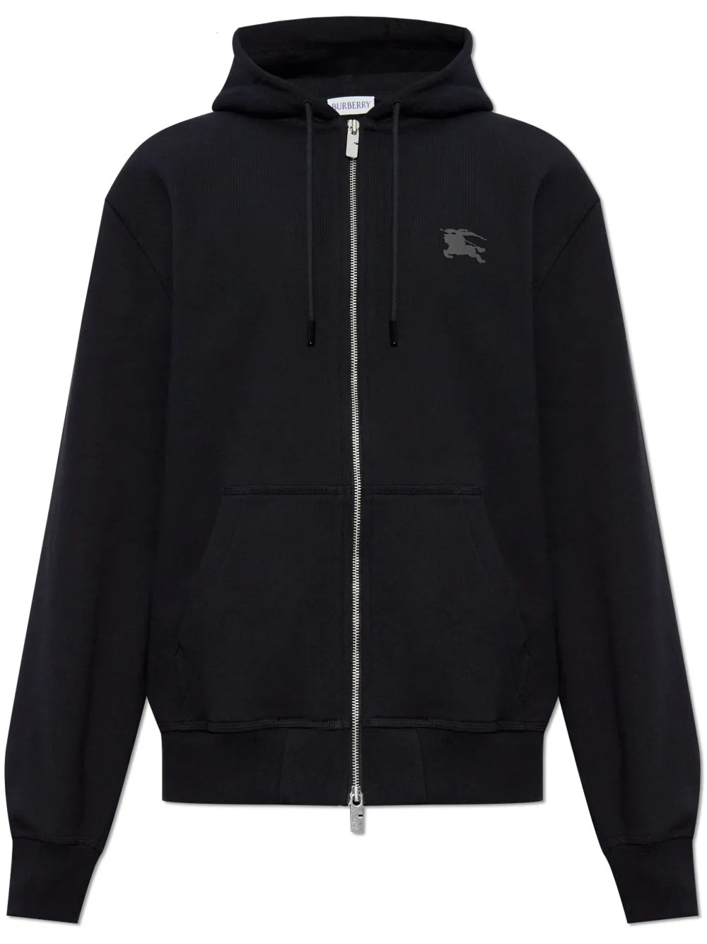 Burberry Equestrian Knight cotton hoodie - Nero