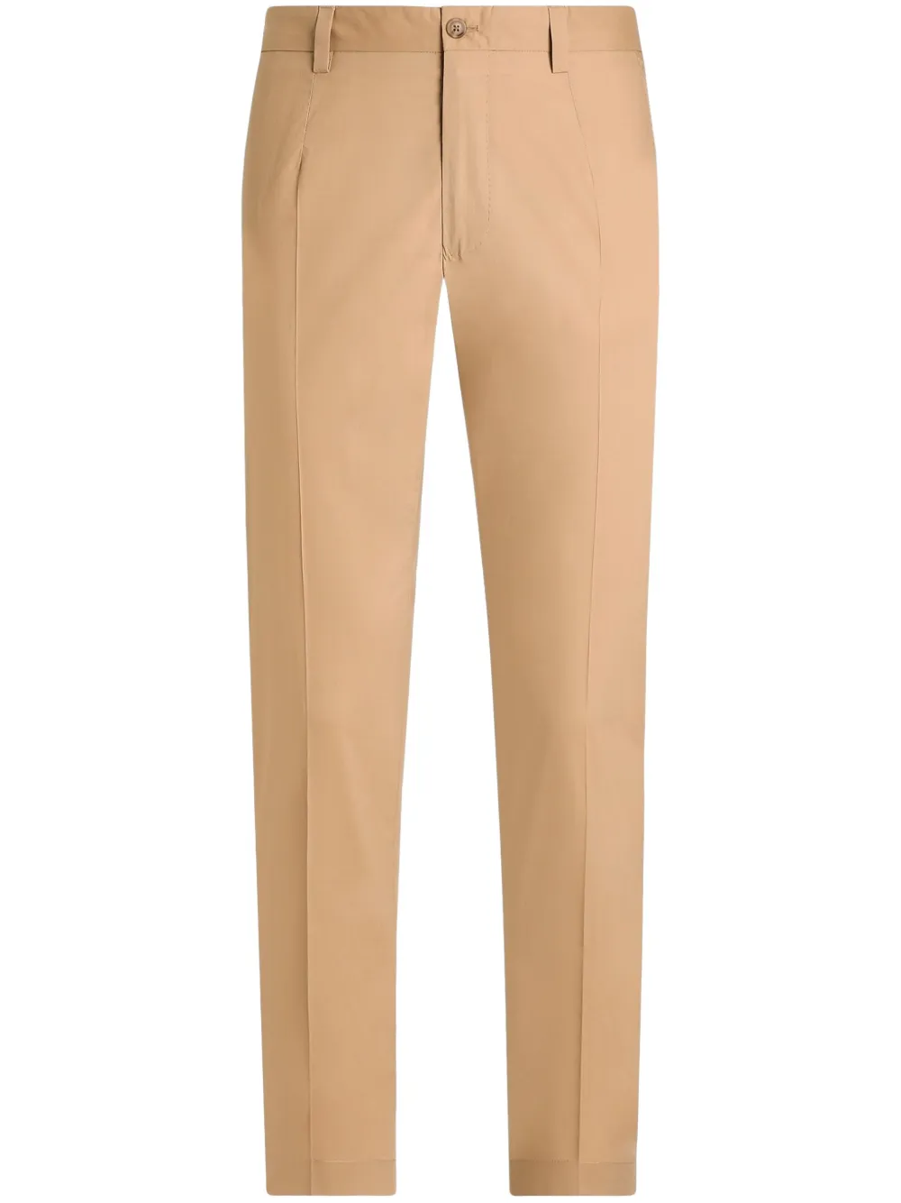 Dolce & Gabbana pressed-crease chinos - Toni neutri