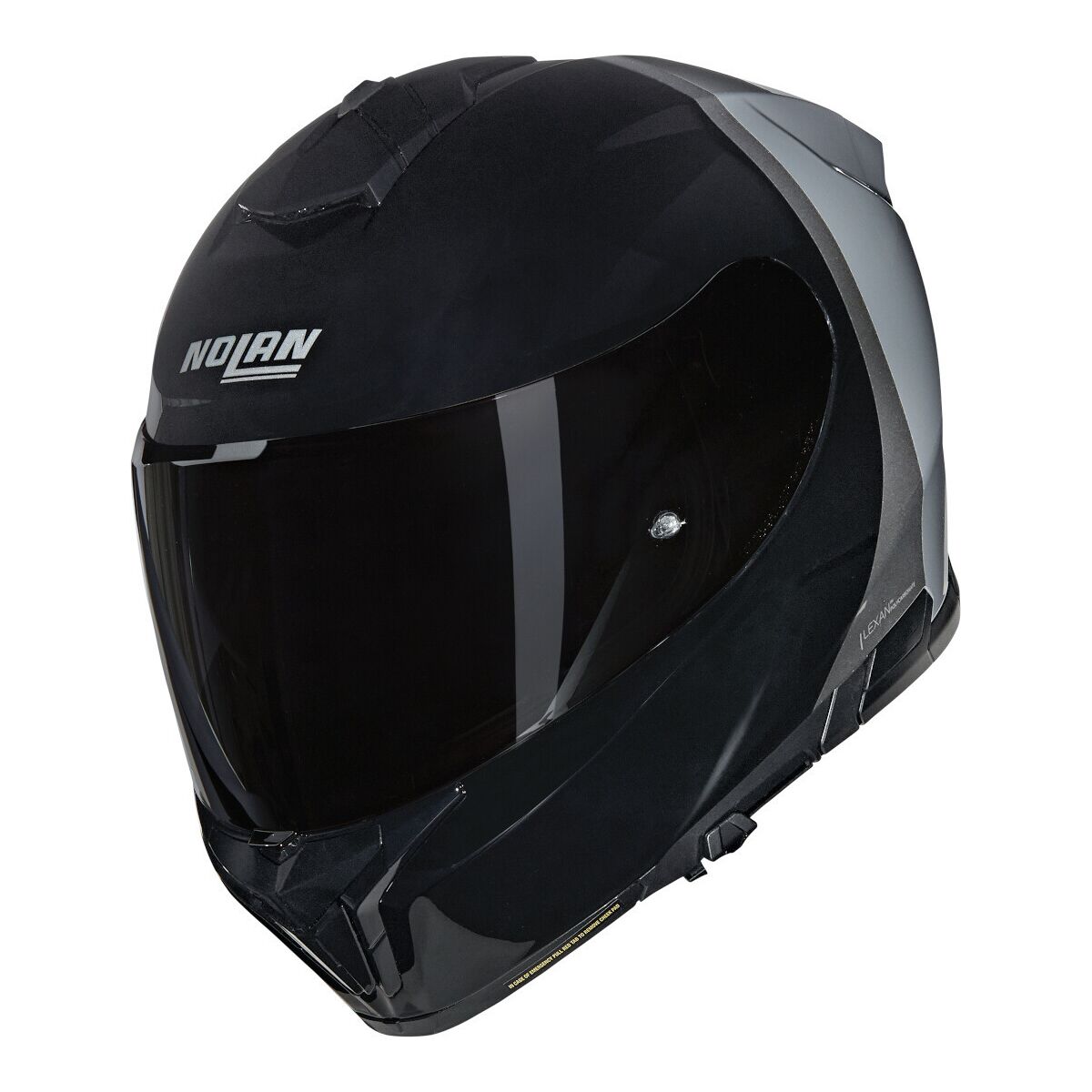 Nolan N80-8 Verniciatura Speciale N-Com Hjälm 2Xl Svart Grå