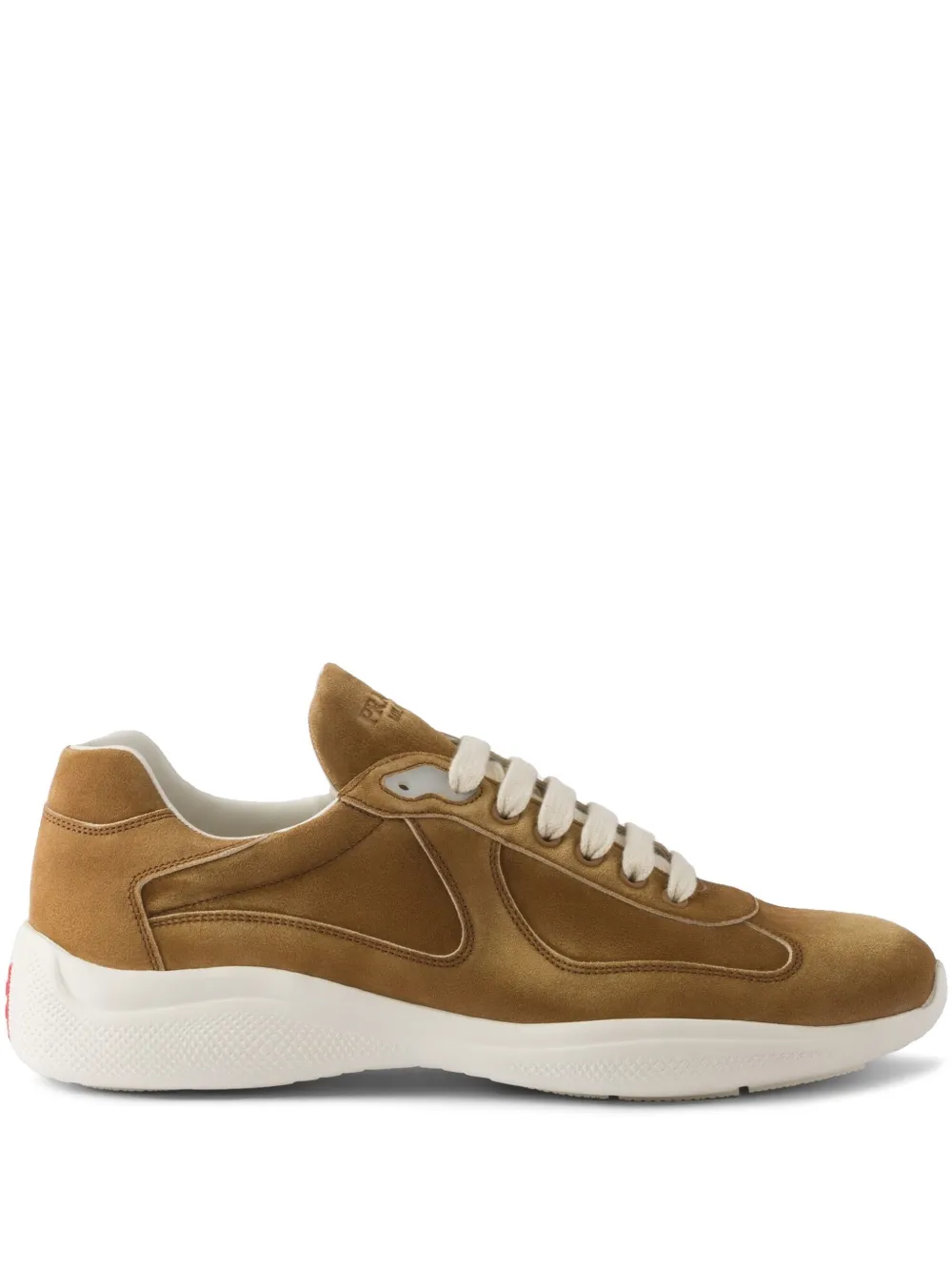 Prada America's Cup suede sneakers - Marrone