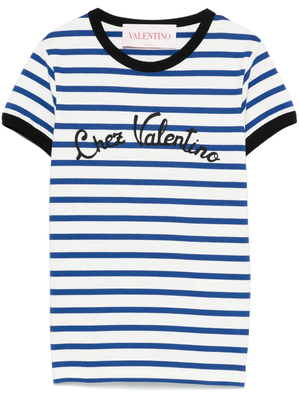 Valentino Garavani T-shirt a righe - Blu