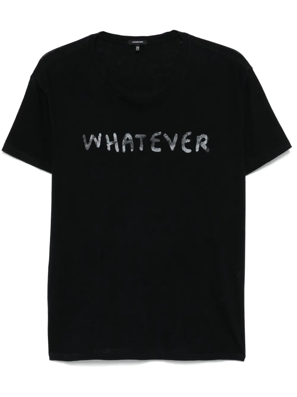 R13 T-shirt Whatever - Nero