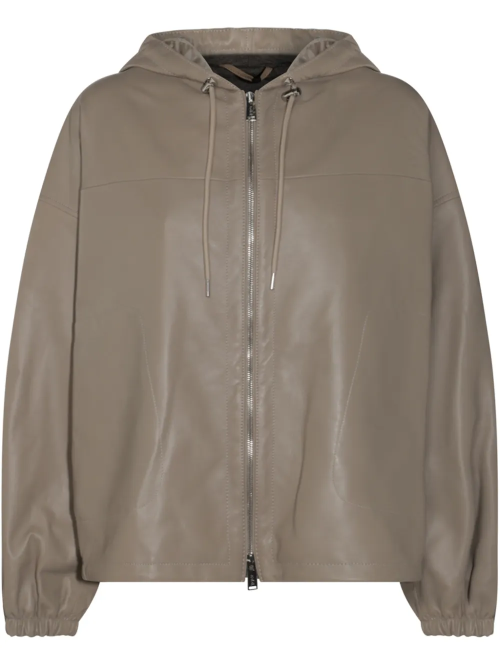 Add leather bomber jacket - Toni neutri