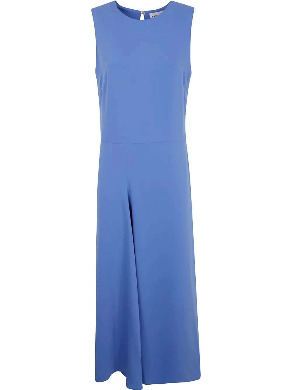 P.A.R.O.S.H. pleat-detail sleeveless dress - Blu