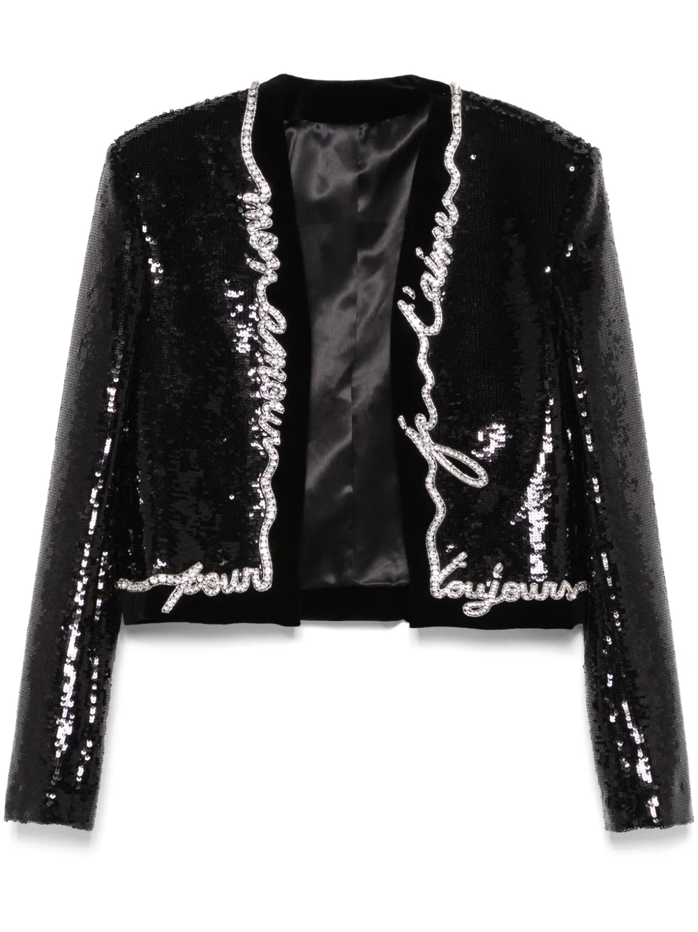 Balmain Blazer Love Letter - Nero