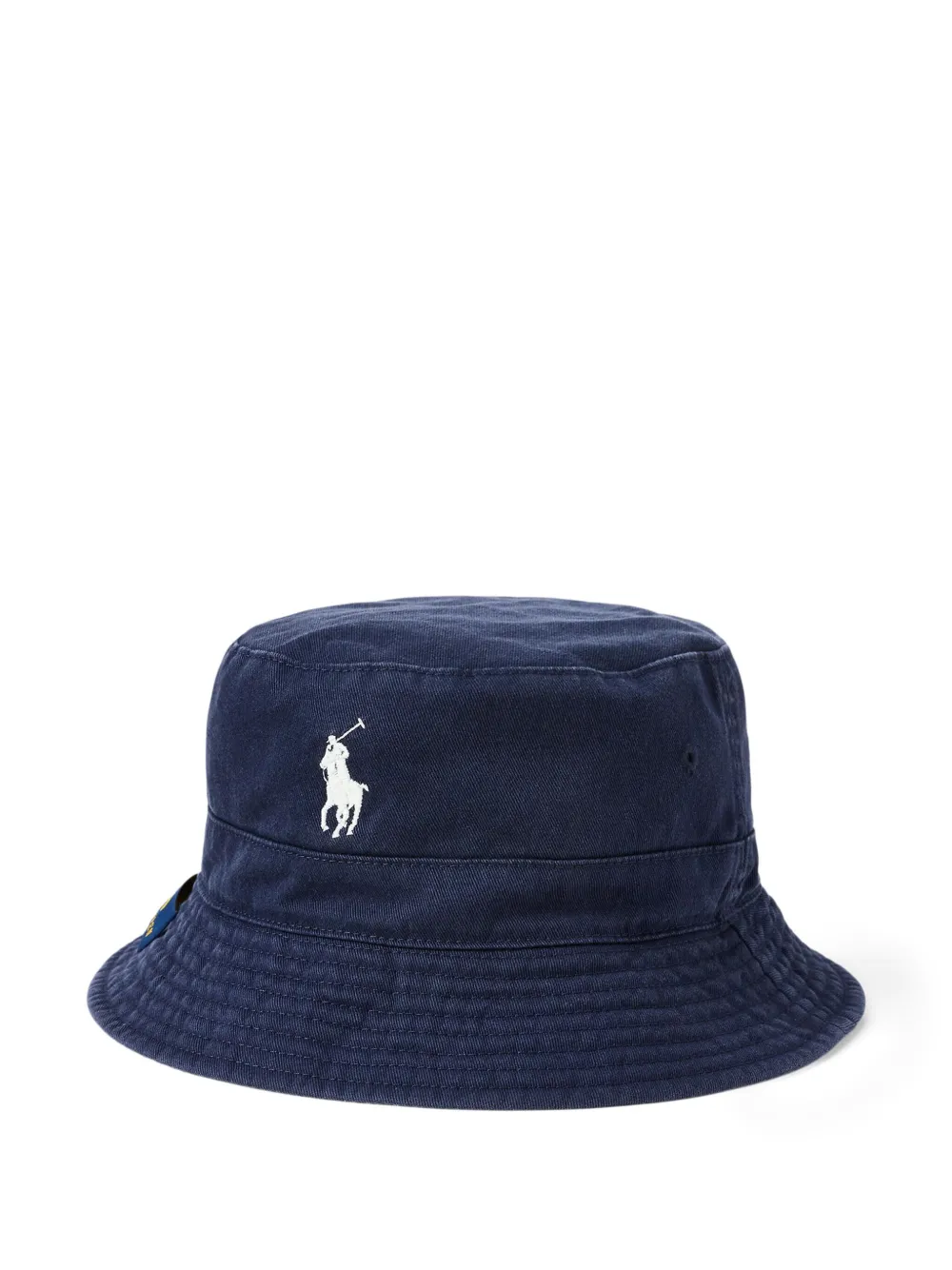 Polo Ralph Lauren Cappello bucket con logo ricamato - Blu