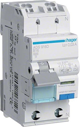 Hager Ads920D Fi-Ls 1P+N 6Ka B-20A 30Ma A Qc