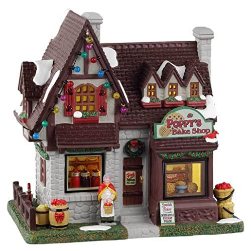 Lemax- Caddington Village Lighted Building: Poppy'S Bakeshop, Multicolore, 35042