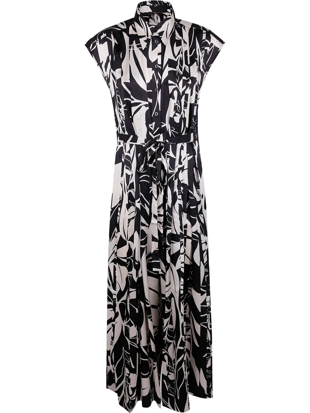 High floral-print jumpsuit - Nero