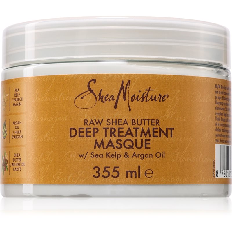 Shea Moisture Raw Shea Butter Maschera Di Nutrimento Profondo Per Capelli 355 Ml