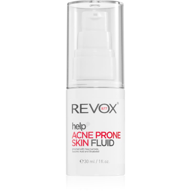 Revox B77 Help Acne Prone Skin Fluid Fluido Idratante Leggero Per Pelli Acneiche 30 Ml