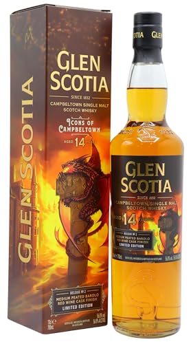 Glen Scotia Icons Of Campbeltown 14 Years Old Barolo Cask Finish Dragon Edition 56,8% Vol. 0,7L In Giftbox