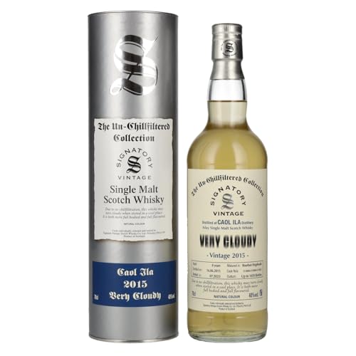 Signatory Vintage Caol Ila Very Cloudy The Un-Chillfiltered 2015 40% Vol. 0,7L In Giftbox