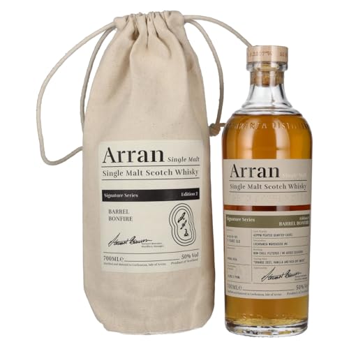 The Arran Malt Signature Series 2 Barrel Bonfire Single Malt Scotch Whisky 50% Vol. 0,7L Im Leinensackerl