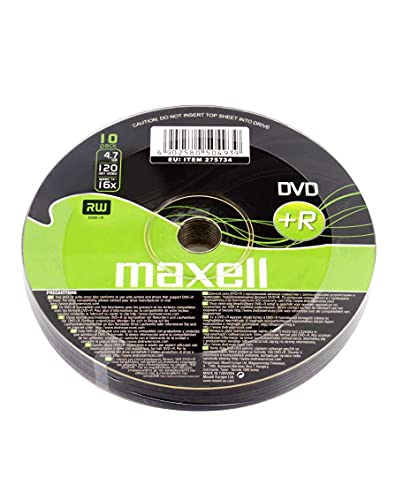 Maxell Dvd+R 4.7Gb - Confezione Da 10