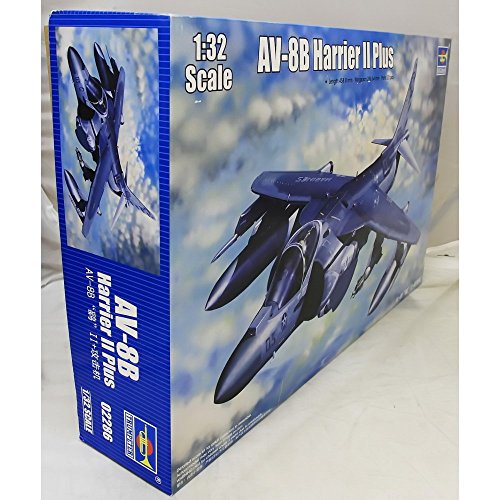 Trumpeter 1/32 Modellino Aereo Av8B Harrier Ii Plus Version Attack Aircraft Model Kit [Toy] (Importato Da Giappone)