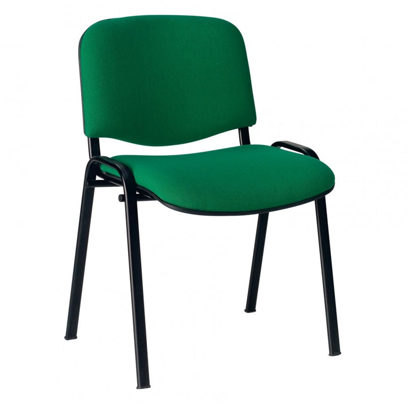 Sedia poltrona venere verde in tessuto - arredo uffici