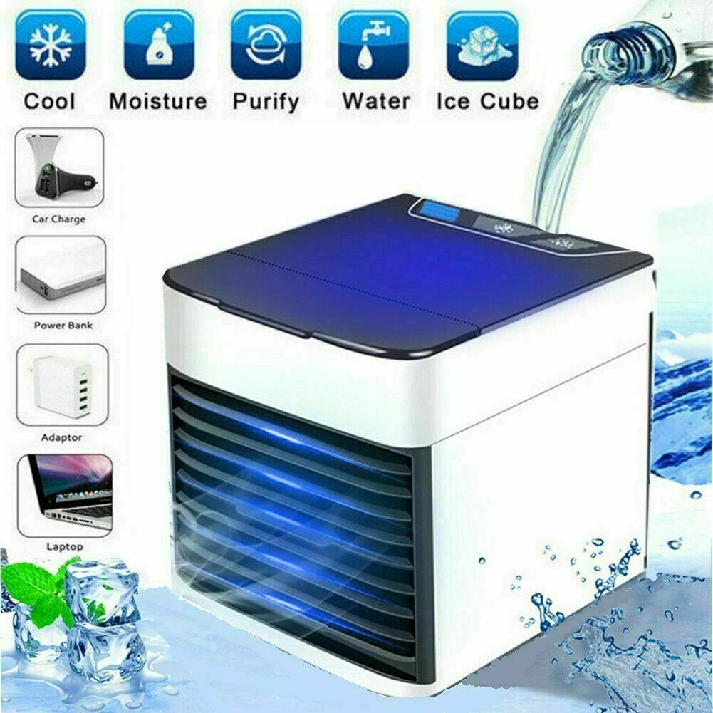 Mini condizionatore deumidificatore ventilatore portatile ad acqua corrente usb - zencocco