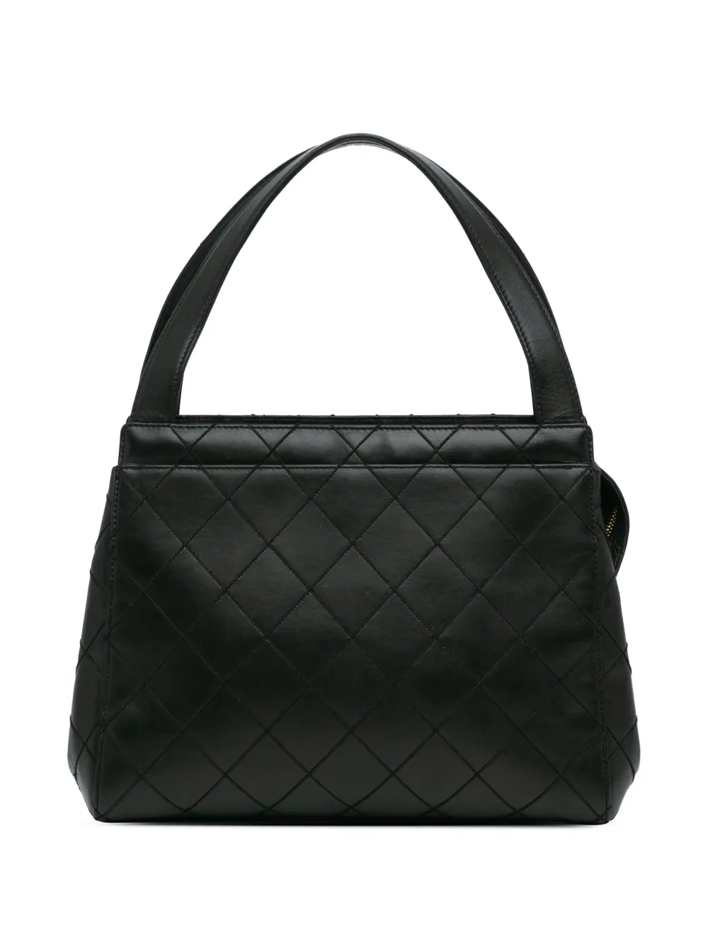 CHANEL Pre-Owned 1997-1999 Stitched Lambskin handbag - Nero