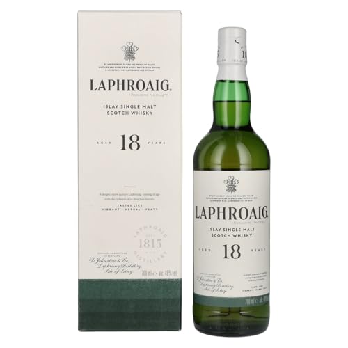 Laphroaig 18 Years Old Islay Single Malt Scotch Whisky 48% Vol. 0,7L In Giftbox