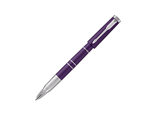 Parker Ingenuity Penna Con Tecnologia Di 5A Generazione, Blu-Viola Deluxe, Punta Media Con Ricarica Di Inchiostro Nero (1931460)