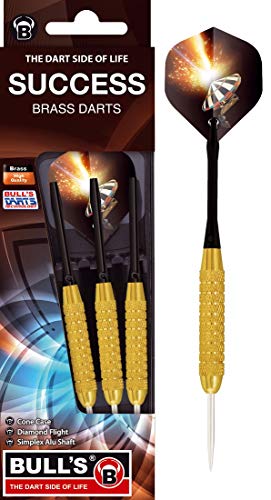 Bulls Successo Steeldart 3 Pezzi, Unisex, 12051, Multi-Coloured, Medium/21 G